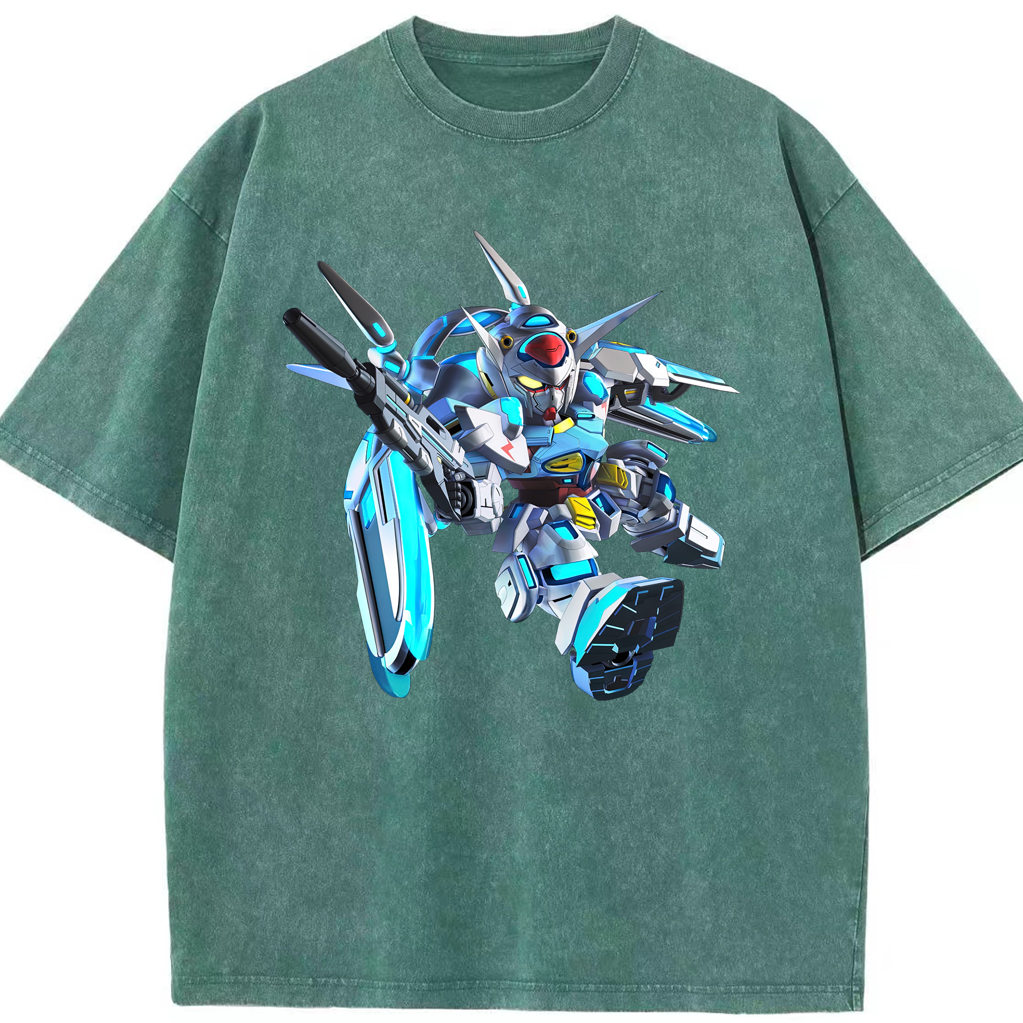 （画像用） 機動戦士ガンダム Mobile Suit Gundam 綿100% ヴィンテージ風 半袖Tシャツ（フロントプリント）